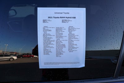2021 Toyota RAV4 HYBRID Hybrid XSE