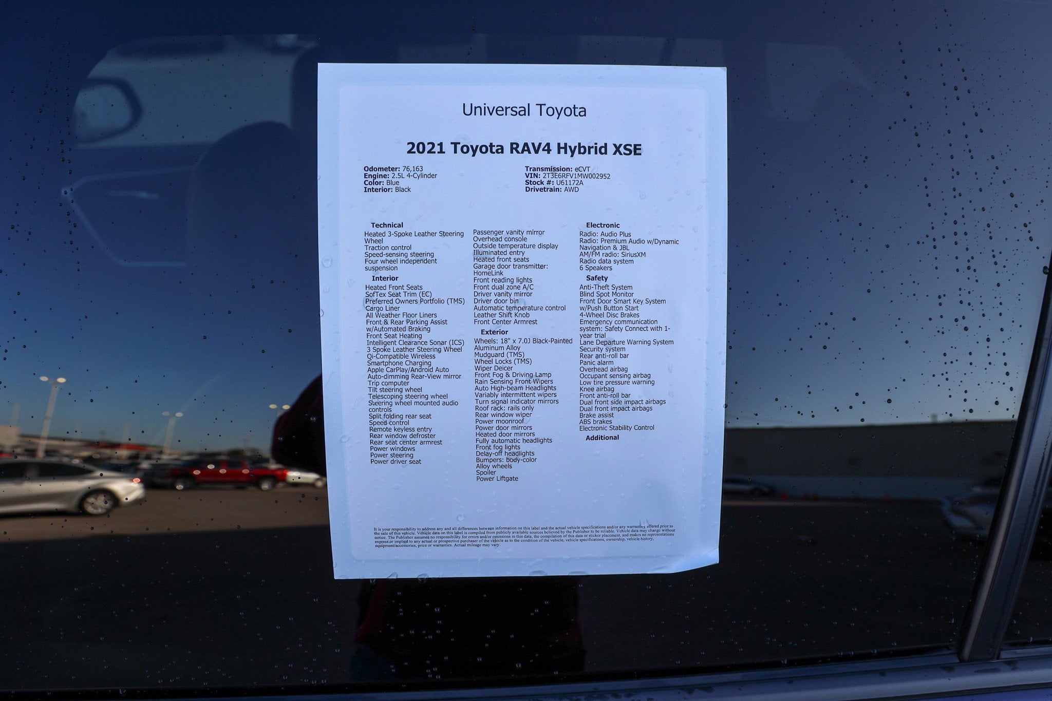 2021 Toyota RAV4 HYBRID Hybrid XSE