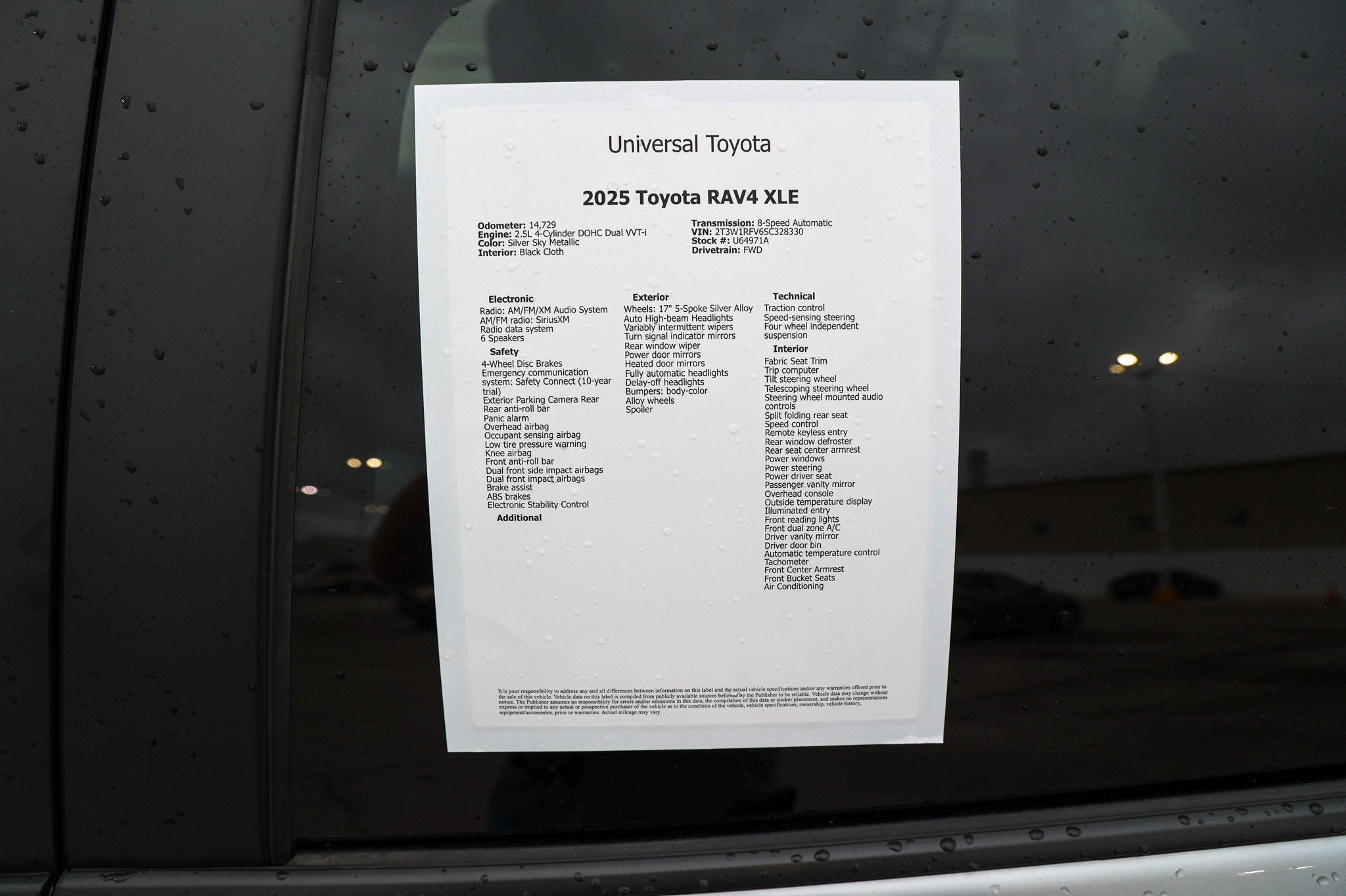2025 Toyota RAV4 XLE