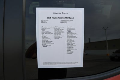2025 Toyota Tacoma TRD Sport