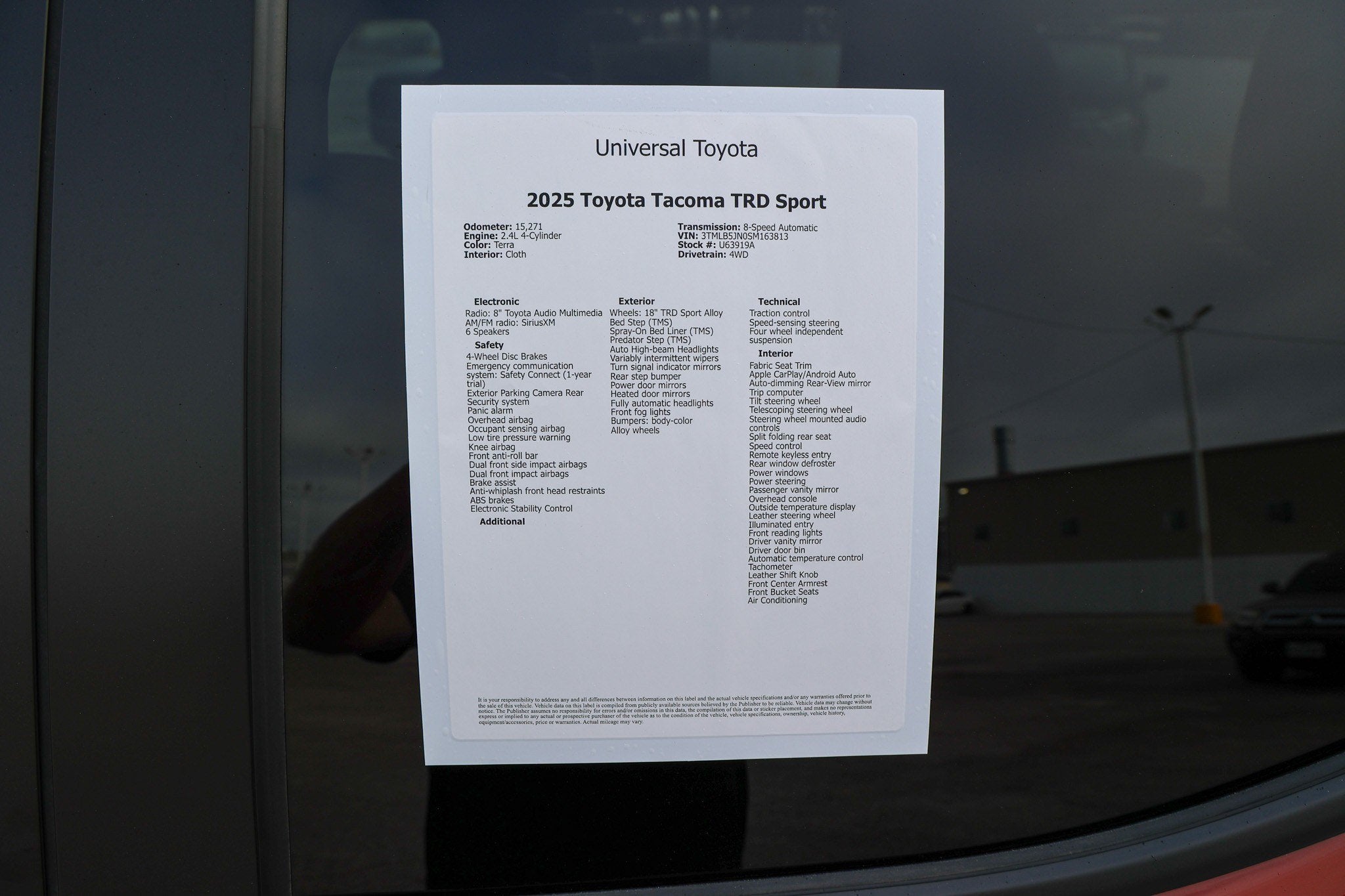 2025 Toyota Tacoma TRD Sport