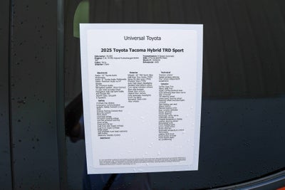 2025 Toyota Tacoma i-FORCE MAX TRD Sport Hybrid