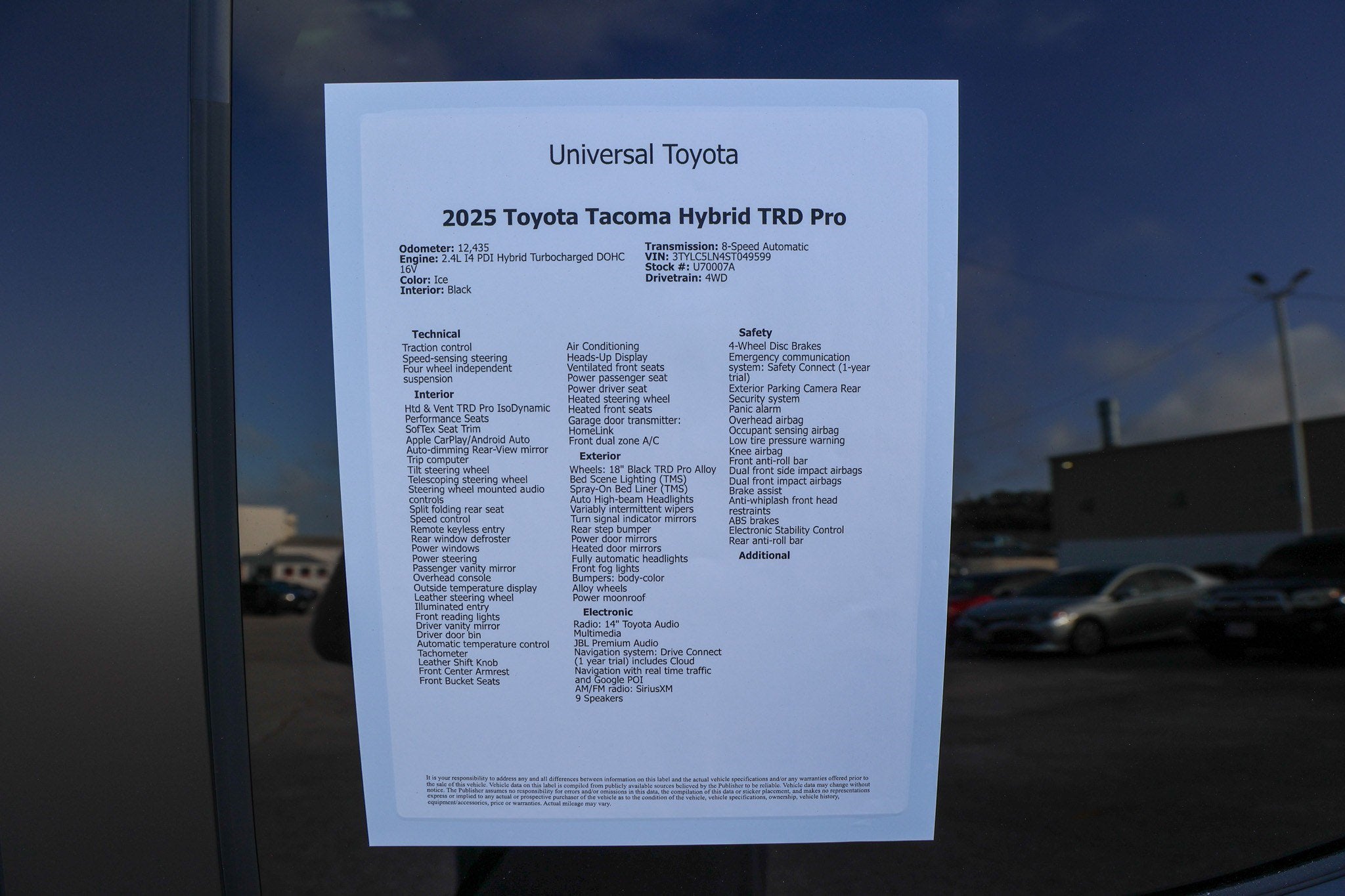 2025 Toyota Tacoma i-FORCE MAX TRD Pro Hybrid