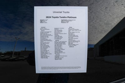 2024 Toyota TUNDRA 4X4 Platinum