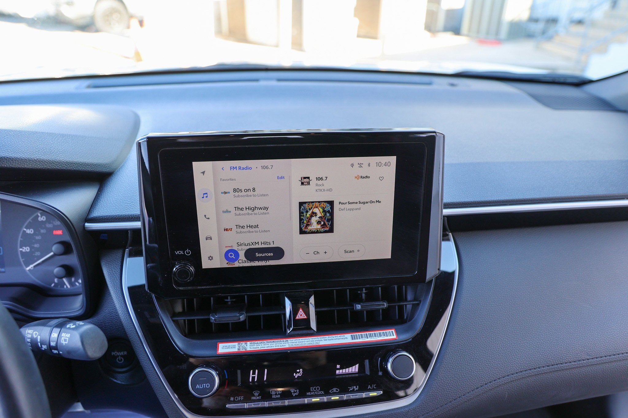 2025 Toyota COROLLA CROSS HV Hybrid Nightshade Edition