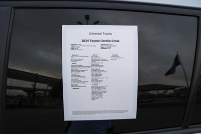 2024 Toyota COROLLA CROSS HV Hybrid SE