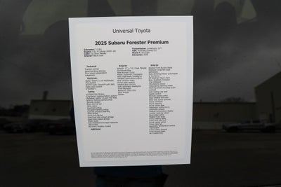 2025 Subaru Forester Premium