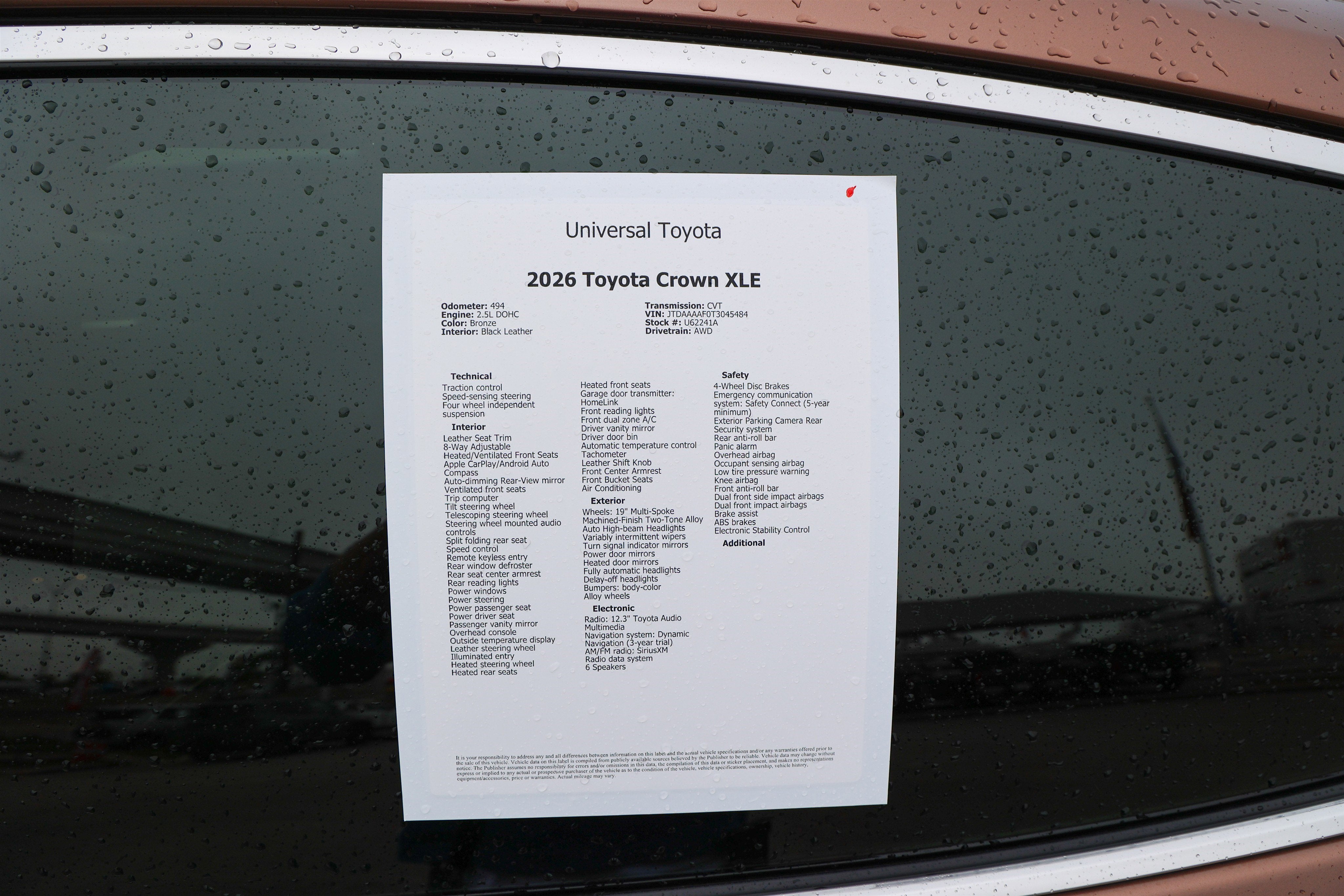 2026 Toyota CROWN XLE