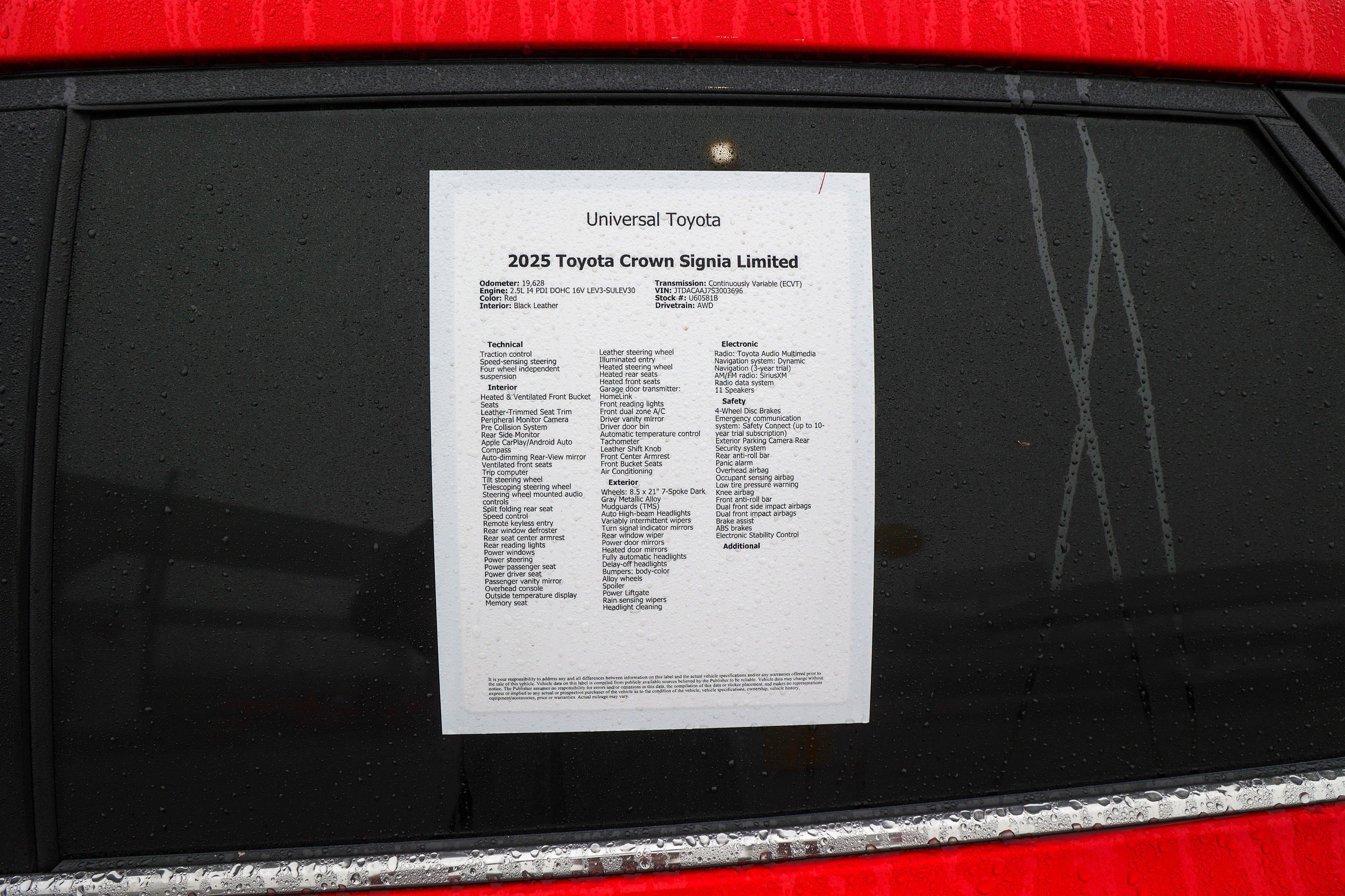 2025 Toyota CROWN SIGNIA Limited