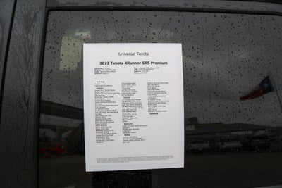 2022 Toyota 4RUNNER SR5 Premium