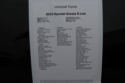 2023 Hyundai Sonata N Line