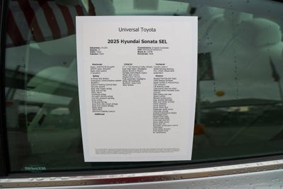 2025 Hyundai Sonata SEL