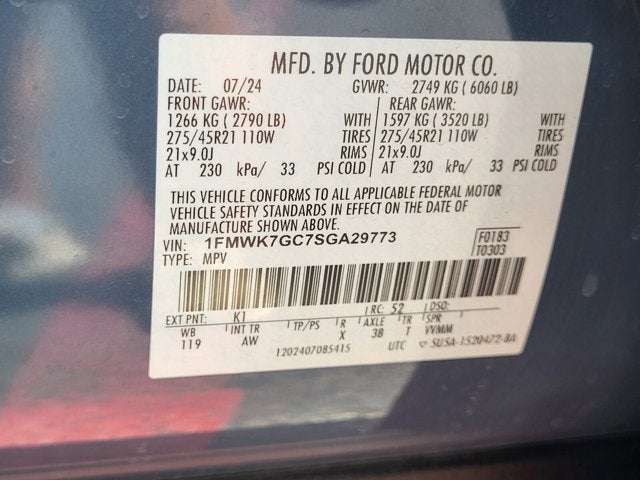 2025 Ford Explorer ST