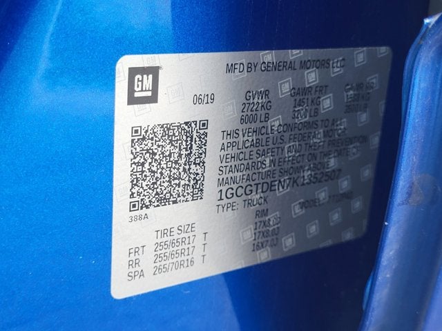 2019 Chevrolet Colorado 4WD Z71