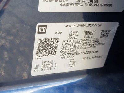 2022 Chevrolet Silverado 1500 LTD Custom