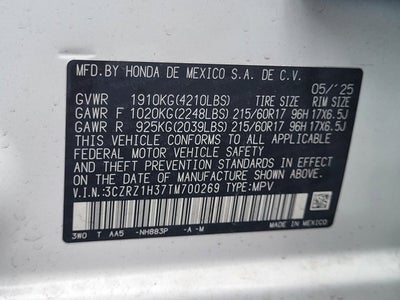 2026 Honda HR-V LX