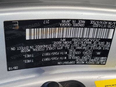 2019 Toyota 4Runner SR5 Premium