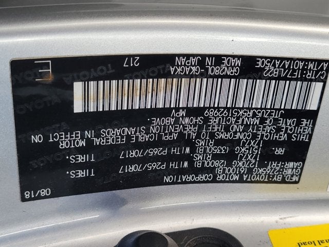 2019 Toyota 4Runner SR5 Premium