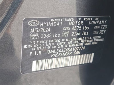 2025 Hyundai Sonata Hybrid SEL