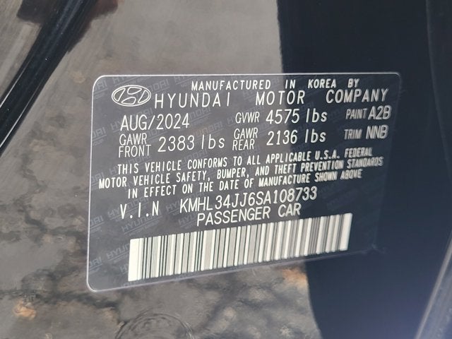 2025 Hyundai Sonata Hybrid SEL