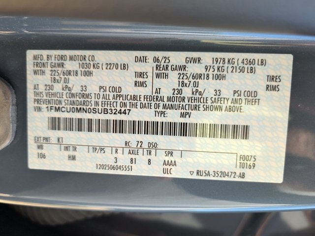 2025 Ford Escape ST-Line