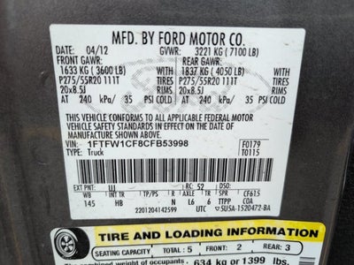 2012 Ford F-150 Lariat®