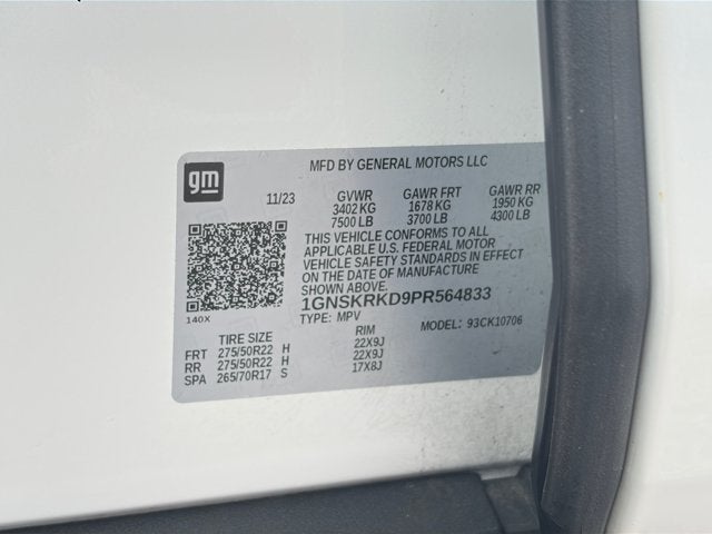 2023 Chevrolet Tahoe RST
