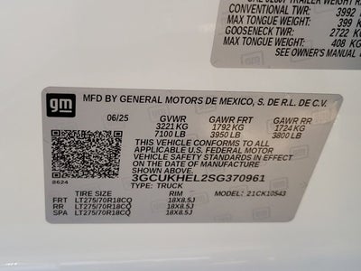 2025 Chevrolet Silverado 1500 ZR2