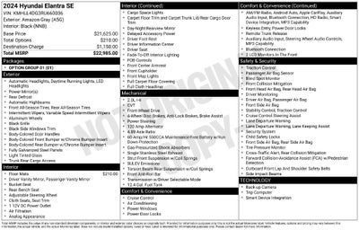 2024 Hyundai Elantra SE