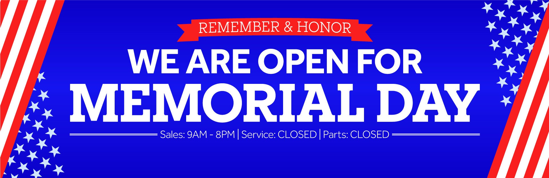 open memorial day